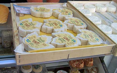 Maple Leaf shaped chevre