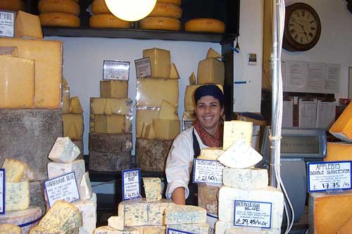 Inside Neals Yard Cheese shop