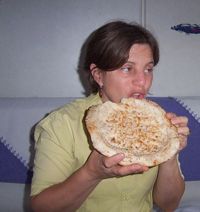 Alison and her naan